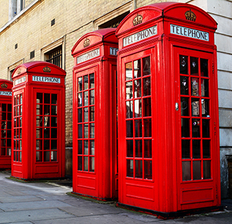 Großbritannien Telefonzelle